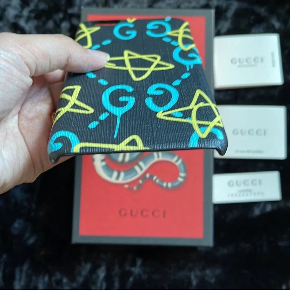 Gucci iPhone 7 Plus / 8 Plus Print Ghost Phone Case Authentic